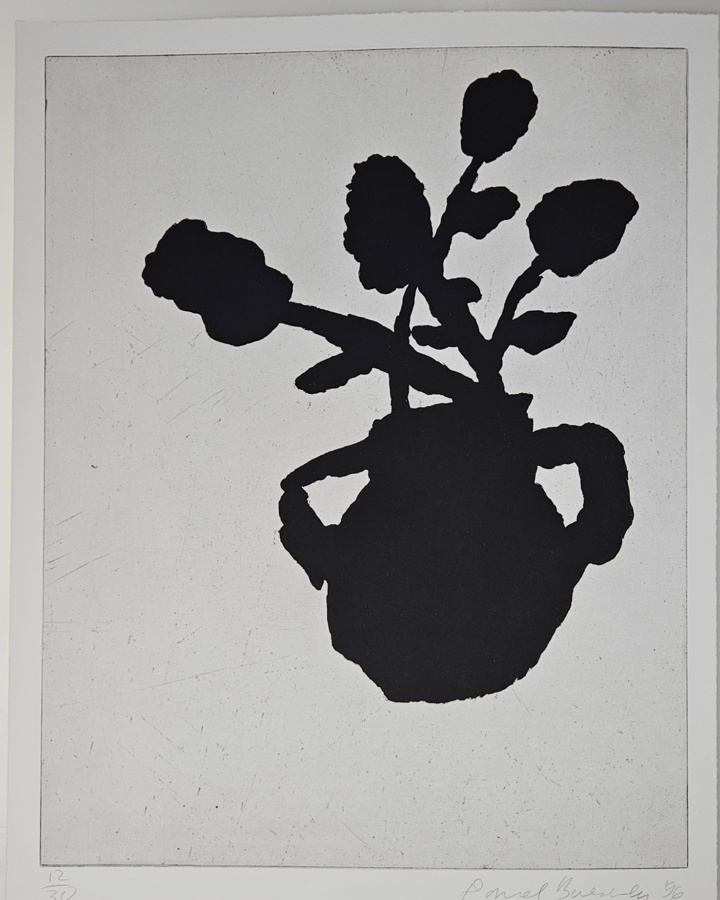 Donald Baechler - Six Flowers
