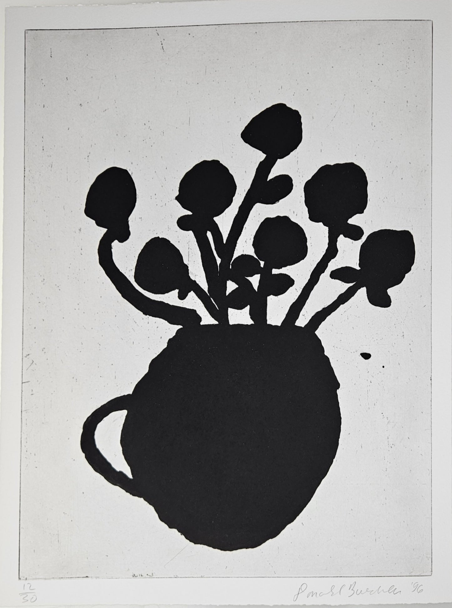 Donald Baechler - Six Flowers
