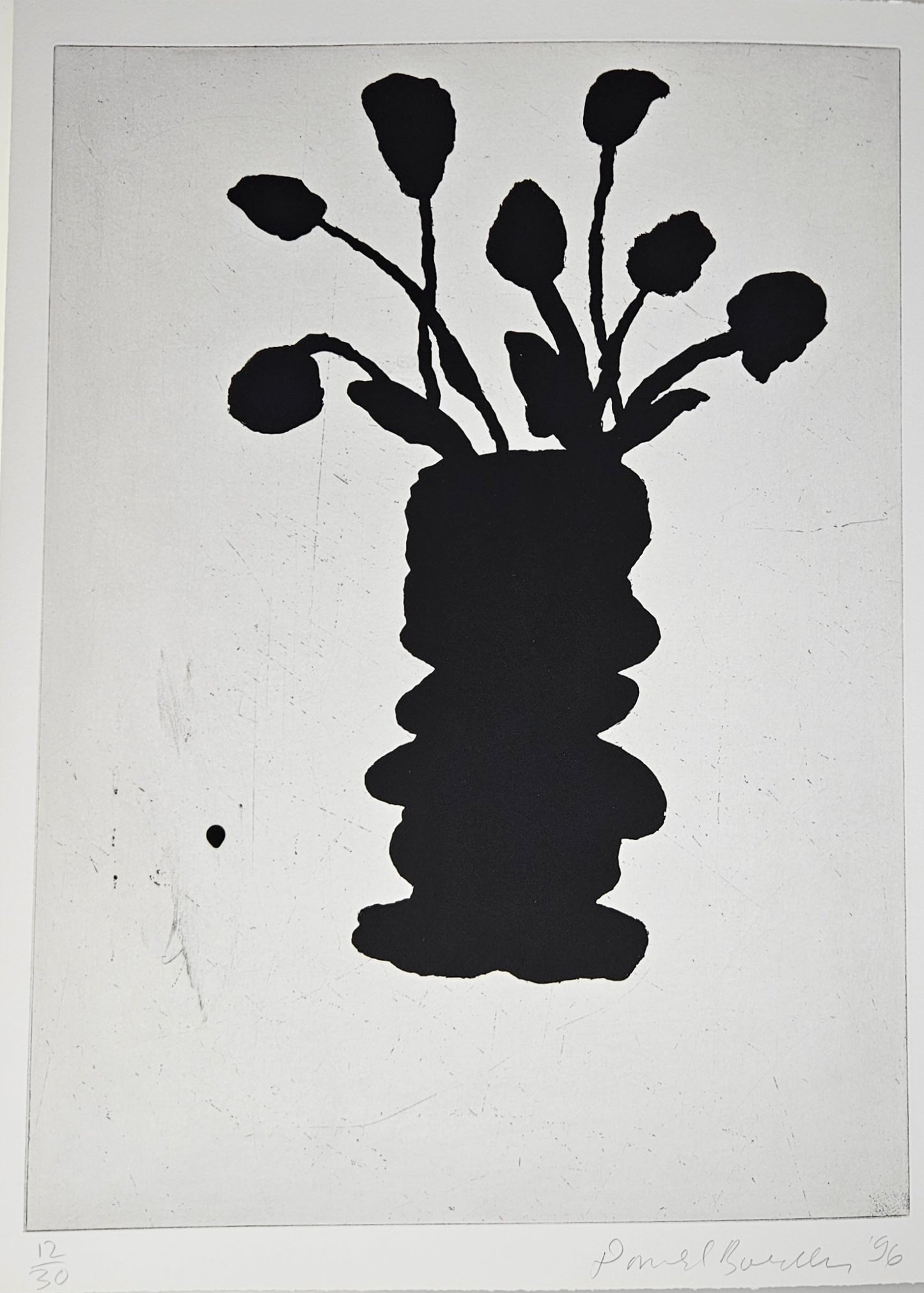 Donald Baechler - Six Flowers