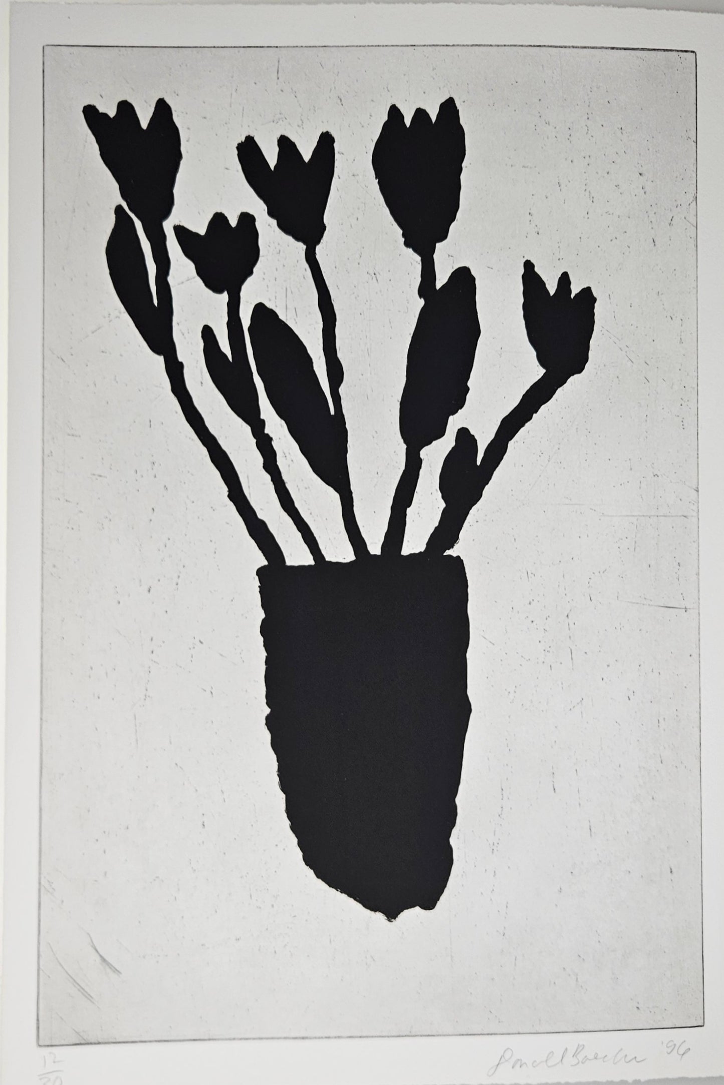 Donald Baechler - Six Flowers