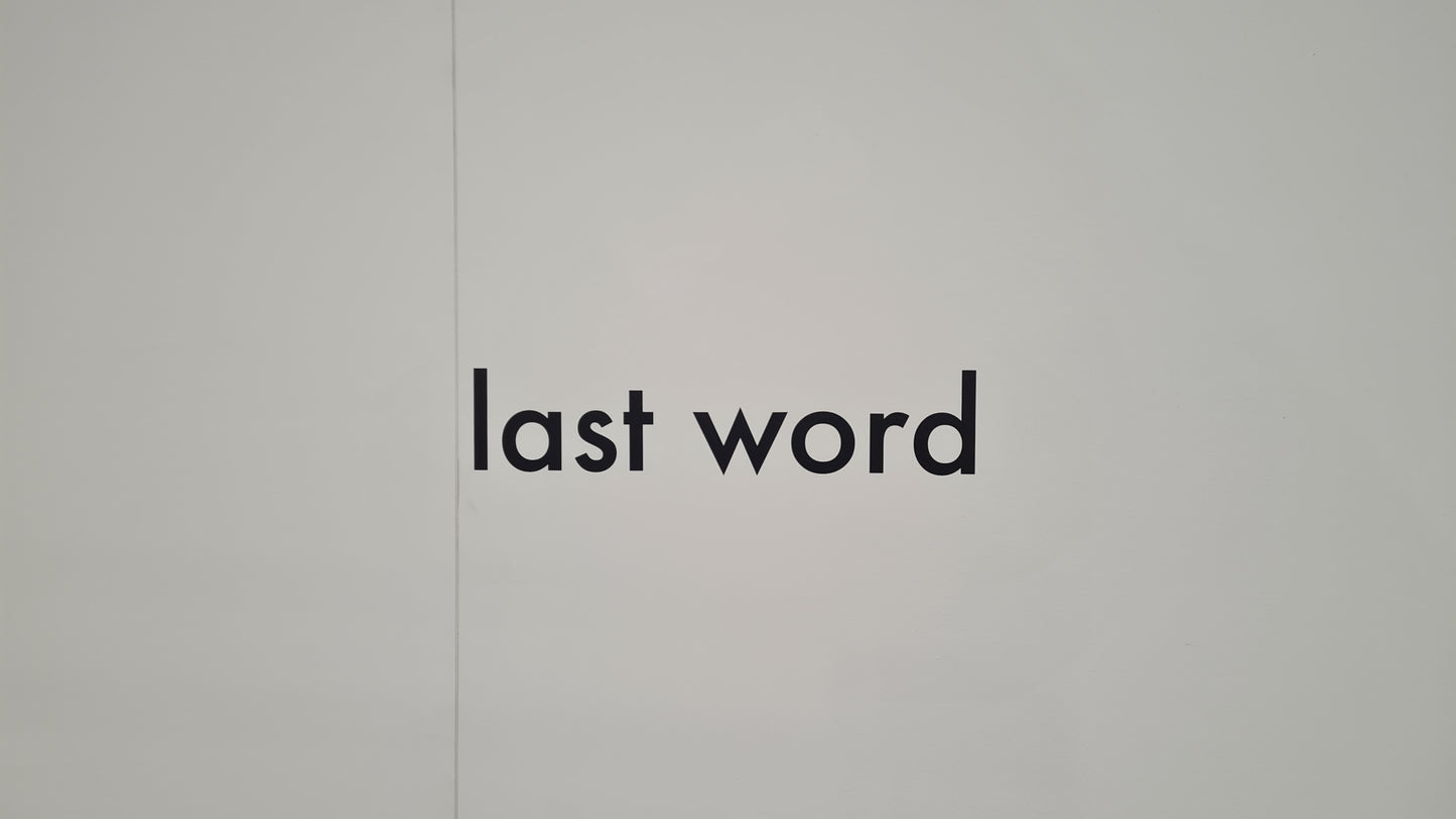 Jiří Valoch - Last Word