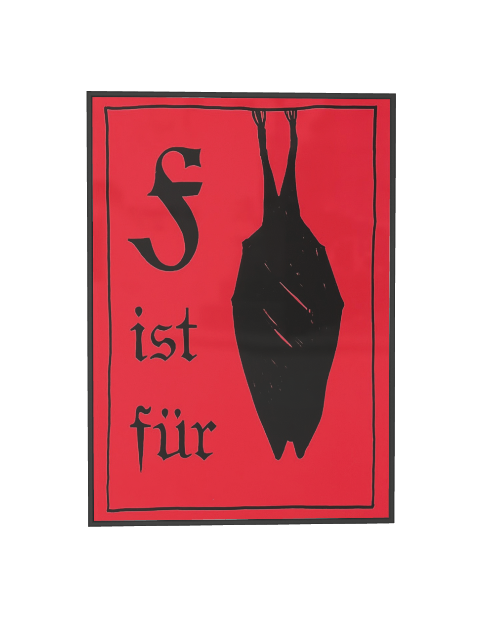 Jeremy Deller f ist für 2023 Silkscreen Print 59.4 x 42 cm Ed 100, signed and numbered