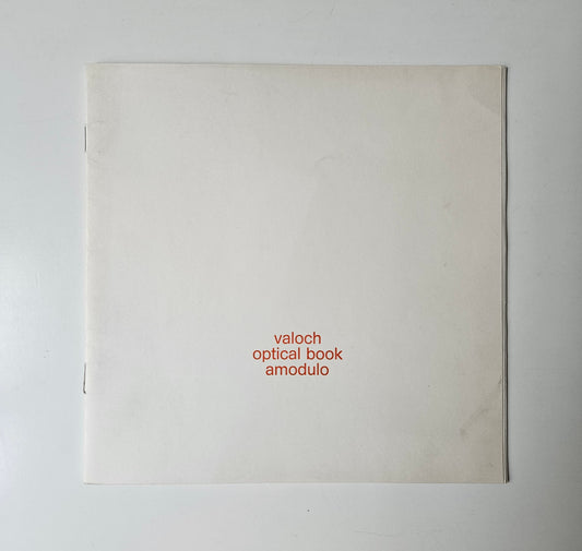  Jiří Valoch  -  optical book - amodulo