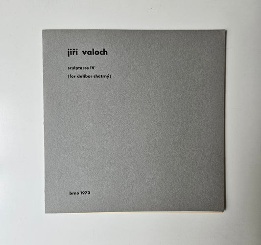  Jiří Valoch  - Sculpture IV (for Dalibor chatrný)