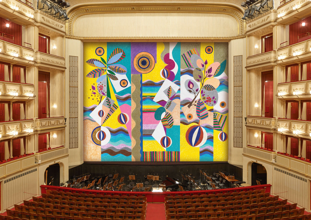 Beatriz Milhazes´ project for the Vienna State Opera in the year 2021. 