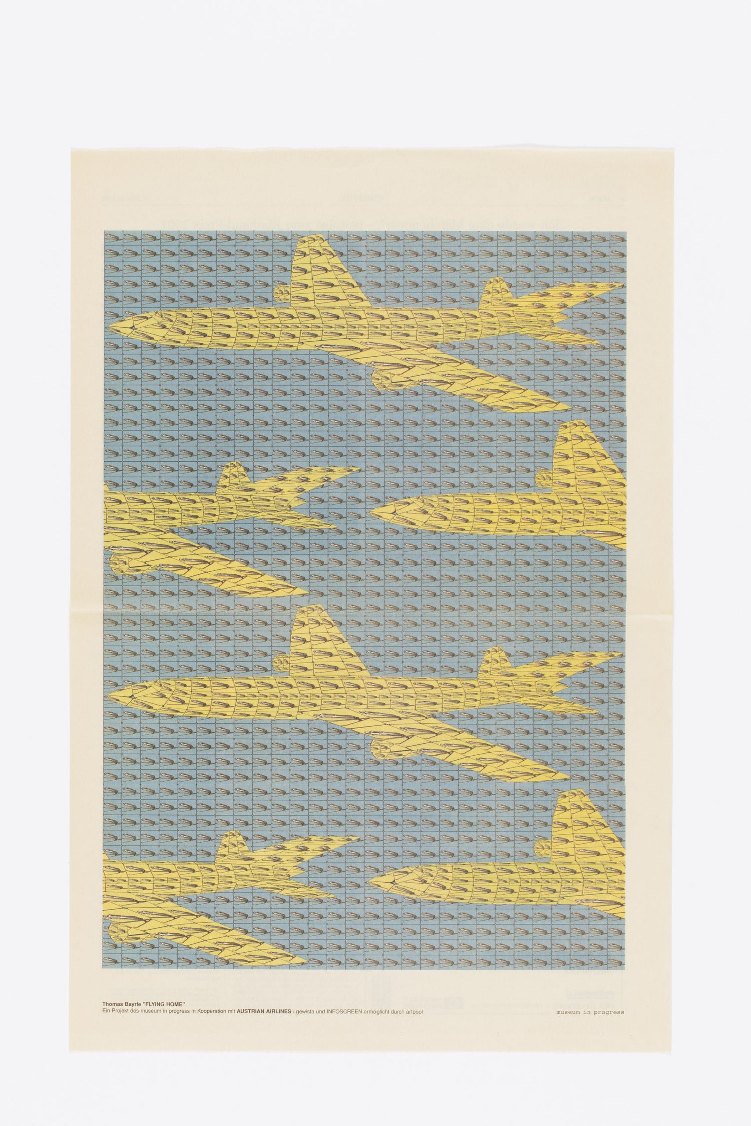 thomas bayrle museum in progress airplane multiples limited edition