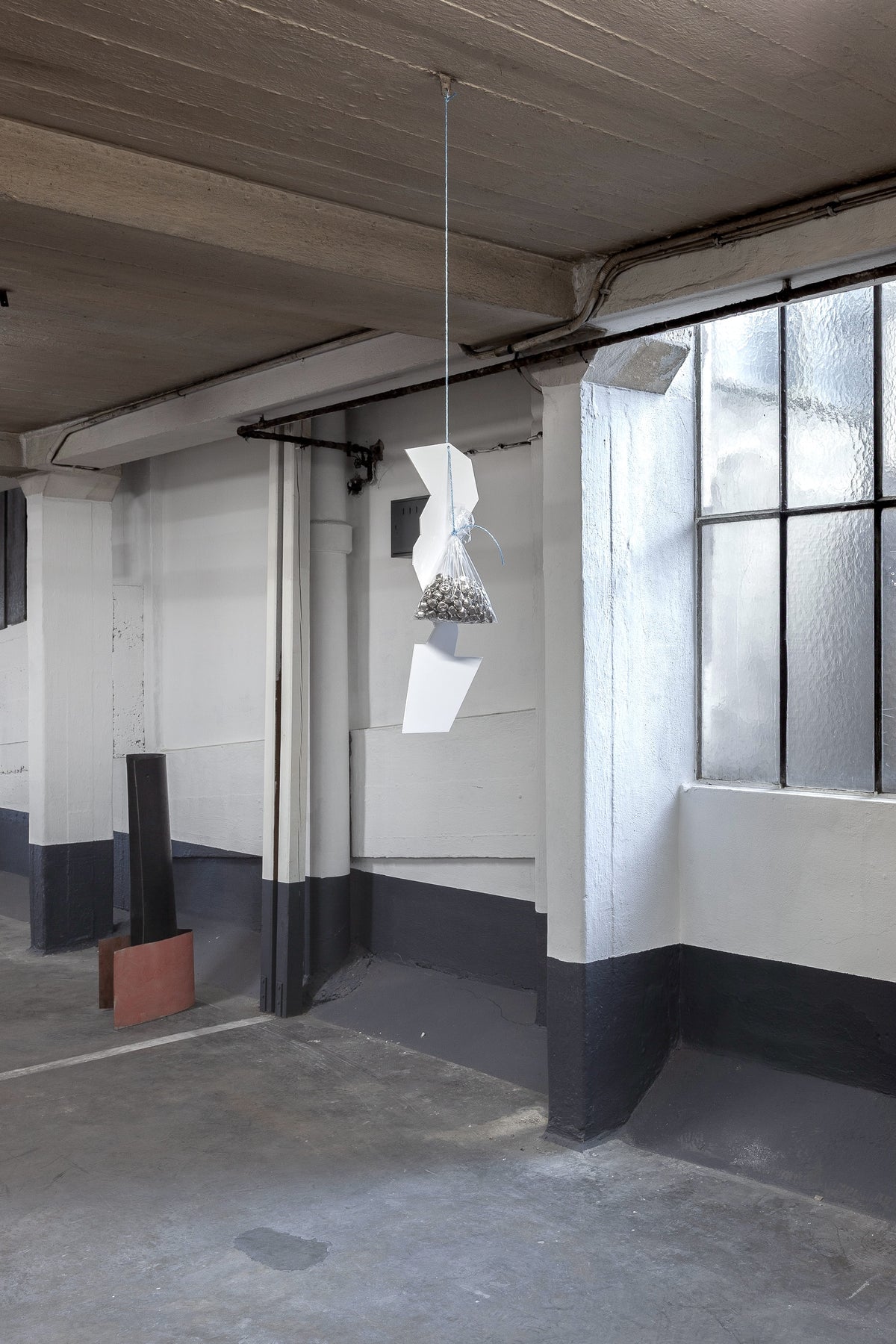 Installation shot of a limited edition by Jason Dodge and CAConrad at Astoria Art Show Vienna Poetry Poem 