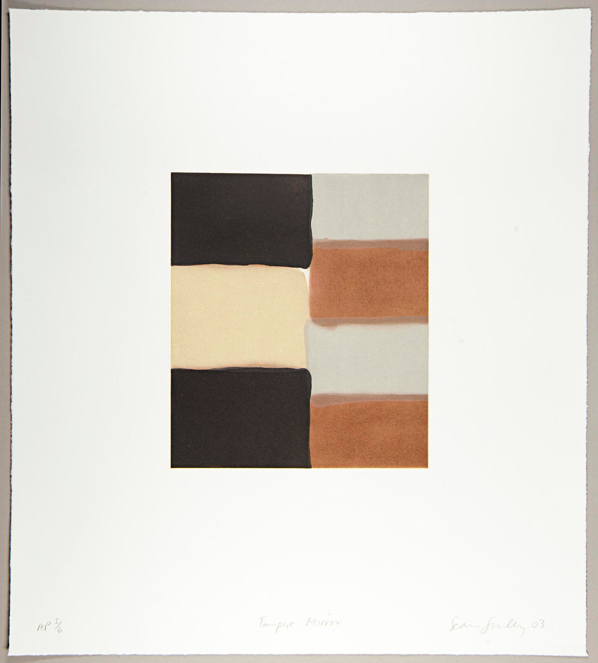 Sean Scully Tampere Mirror 2003 aquatint limited edition