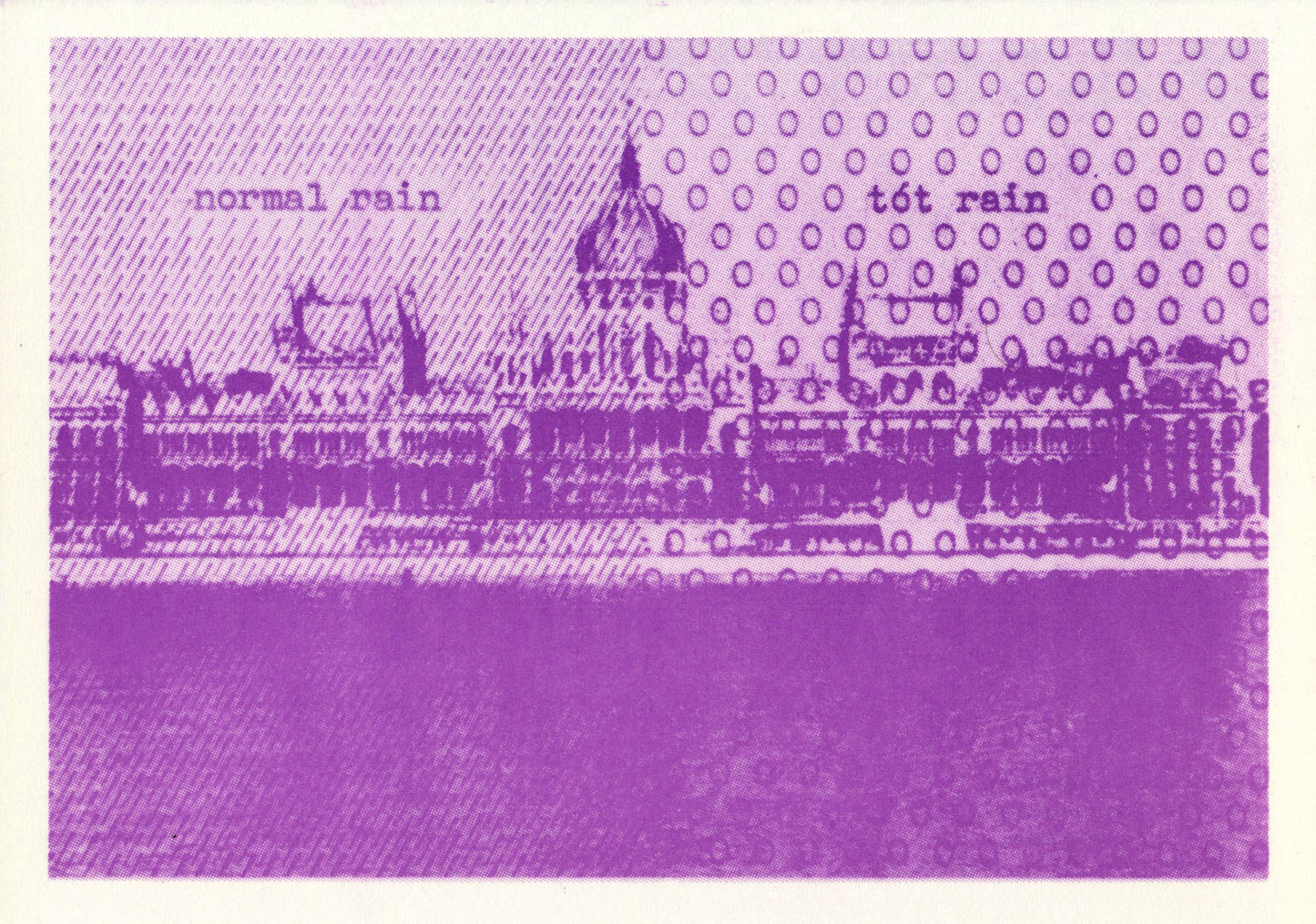 Endre Tót  -  One Dozen Rain Postcards